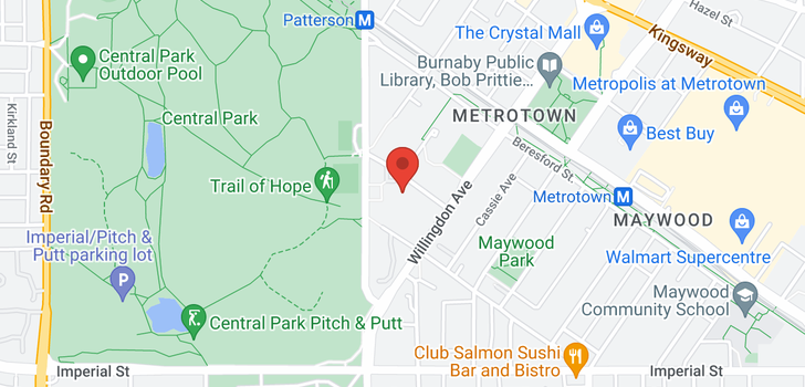 map of 1702 4300 MAYBERRY STREET